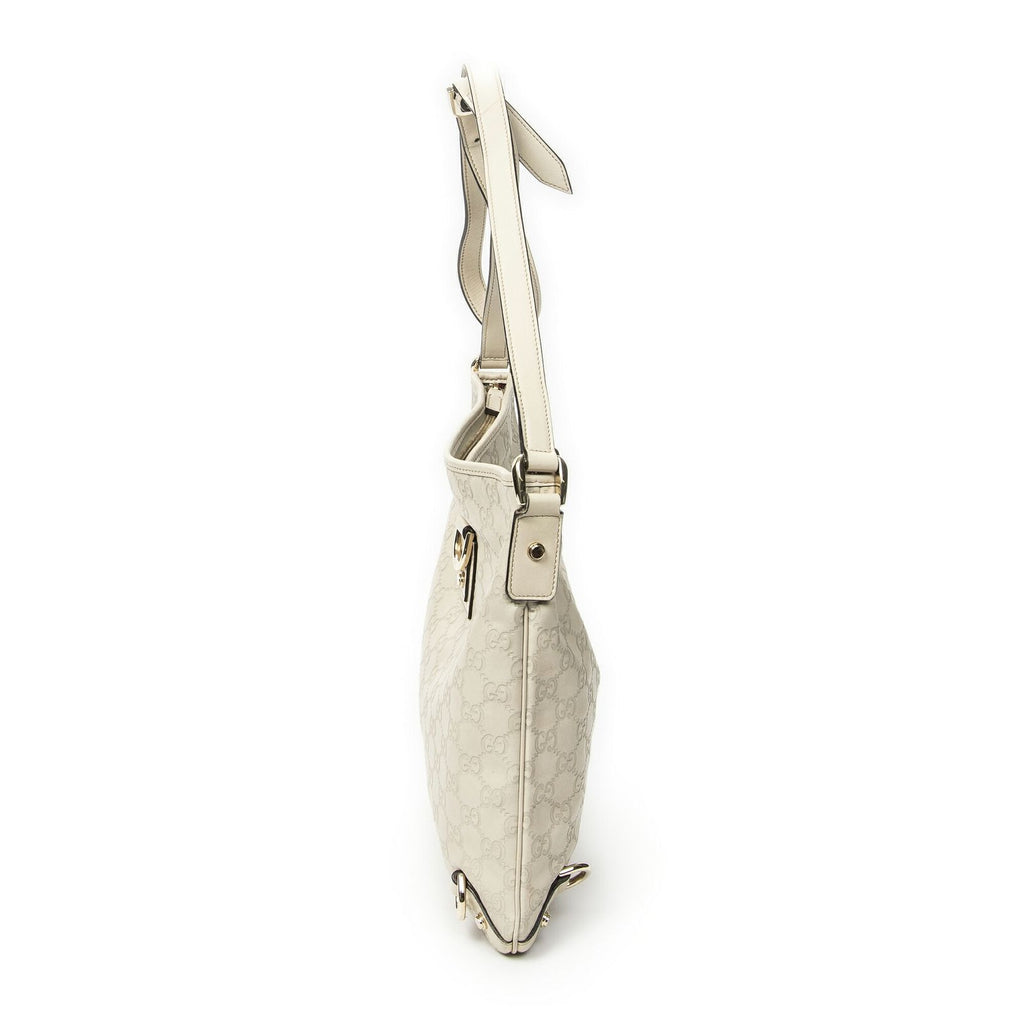 Gucci Abbey Crossbody Ivory Guccissima — view 3