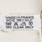 Hermes Scarf Light Green Goldtwill Silk — view 5