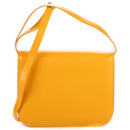 Celine Medium Classic Box Dark Yellow Smooth Calfskin — view 5
