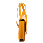 Celine Medium Classic Box Dark Yellow Smooth Calfskin — view 4