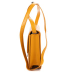 Celine Medium Classic Box Dark Yellow Smooth Calfskin — view 3
