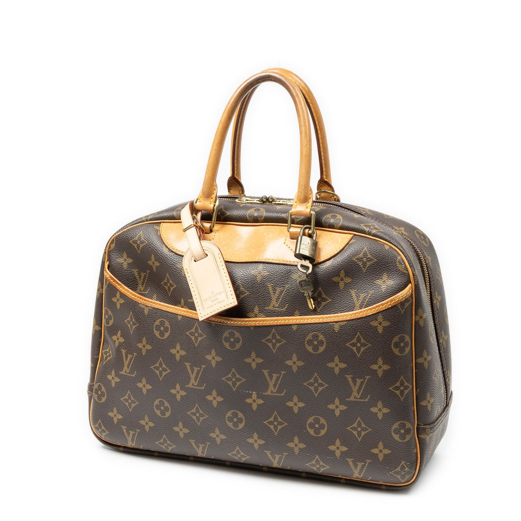 Louis Vuitton Deauville Brown Monogram Canvas Handbag — view 2