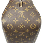 Louis Vuitton Deauville Brown Monogram Canvas Handbag — view 7