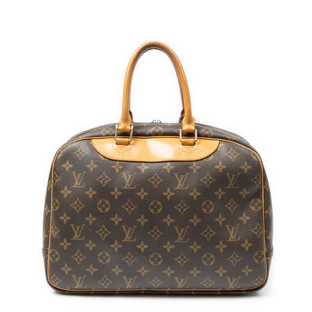 Louis Vuitton Deauville Brown Monogram Canvas Handbag — view 5