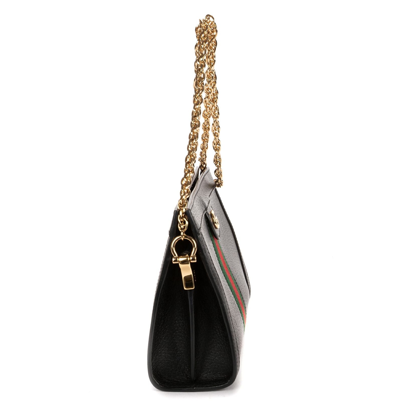 Gucci Small GG Ophidia Black Red Green Calfskin Leather — view 4