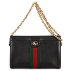 Gucci Small GG Ophidia Black Red Green Calfskin Leather