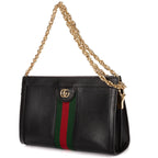 Gucci Small GG Ophidia Black Red Green Calfskin Leather — view 2
