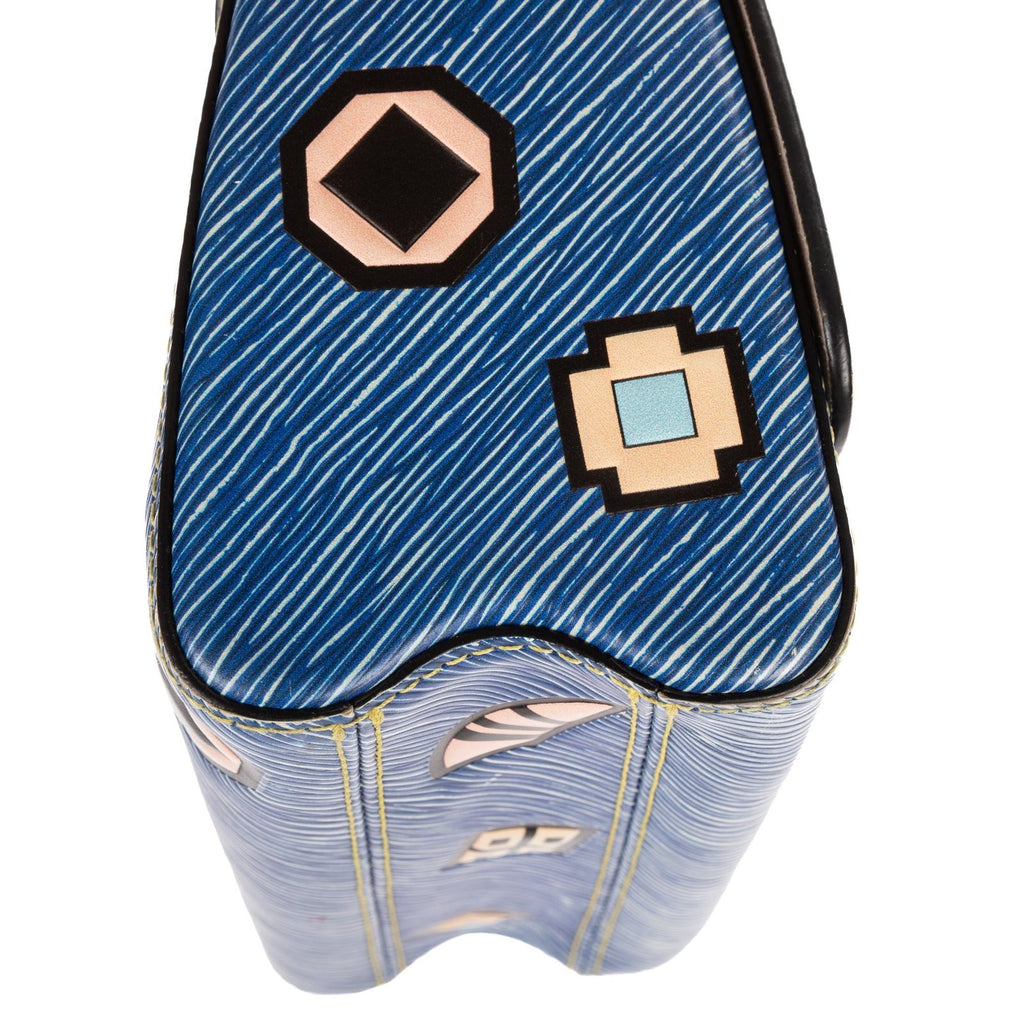 Louis Vuitton Ltd Ed Azteque Twist Blue Aztec Epia — view 8