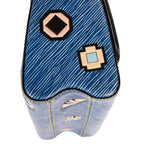 Louis Vuitton Ltd Ed Azteque Twist Blue Aztec Epia — view 8