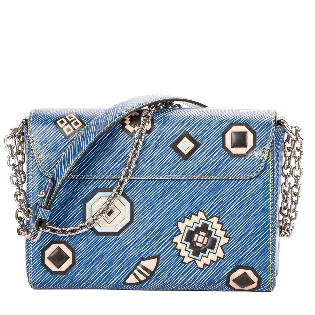 Louis Vuitton Ltd Ed Azteque Twist Blue Aztec Epia — view 5