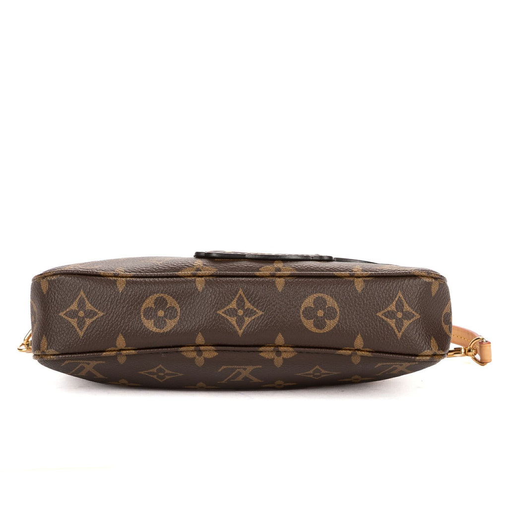 Louis Vuitton Takashi Murakami Panda Pochette Brown — view 6
