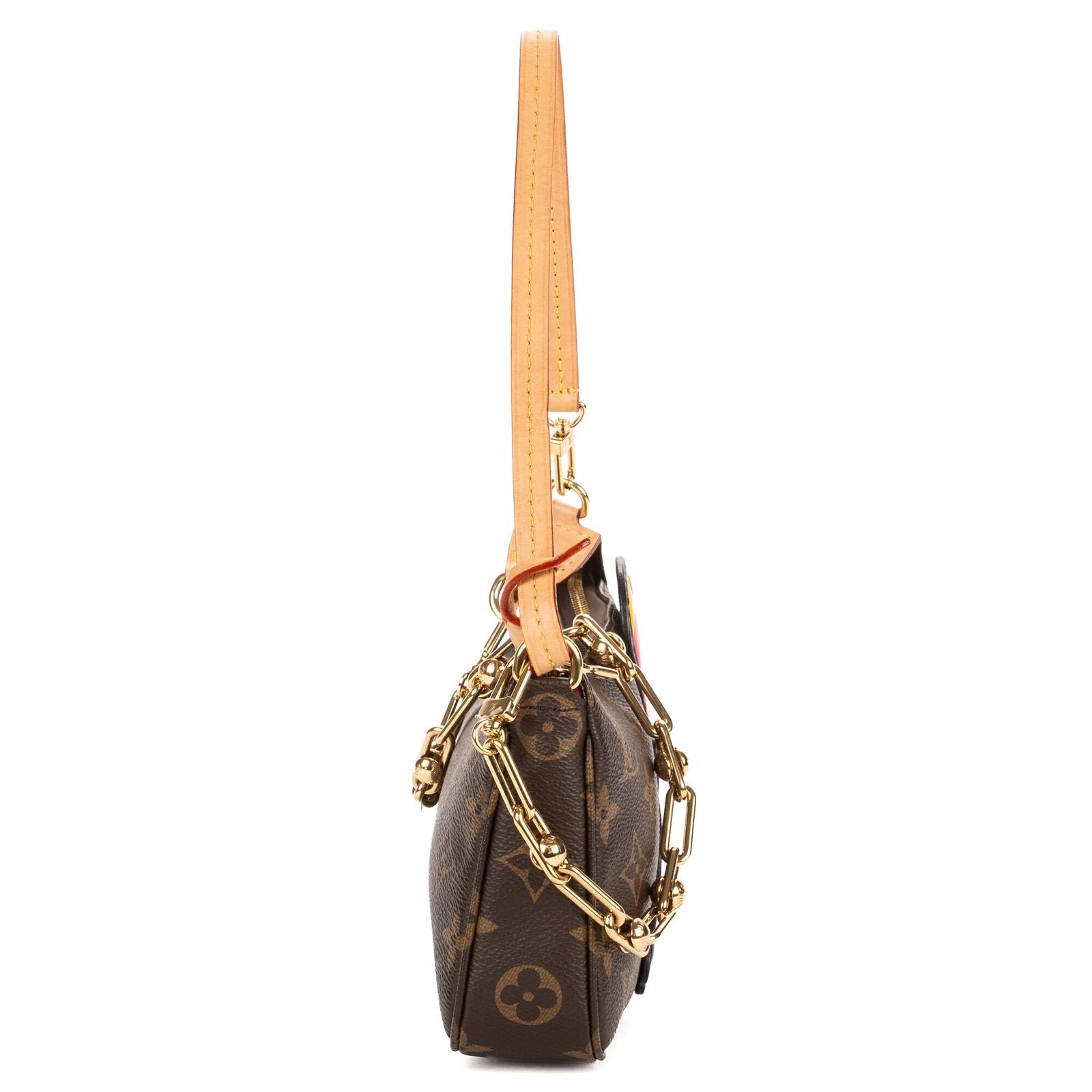 Louis Vuitton Takashi Murakami Panda Pochette Brown — view 4