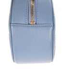 Chanel CC Round Crossbody Light Blue Canvas Lambskin — view 7