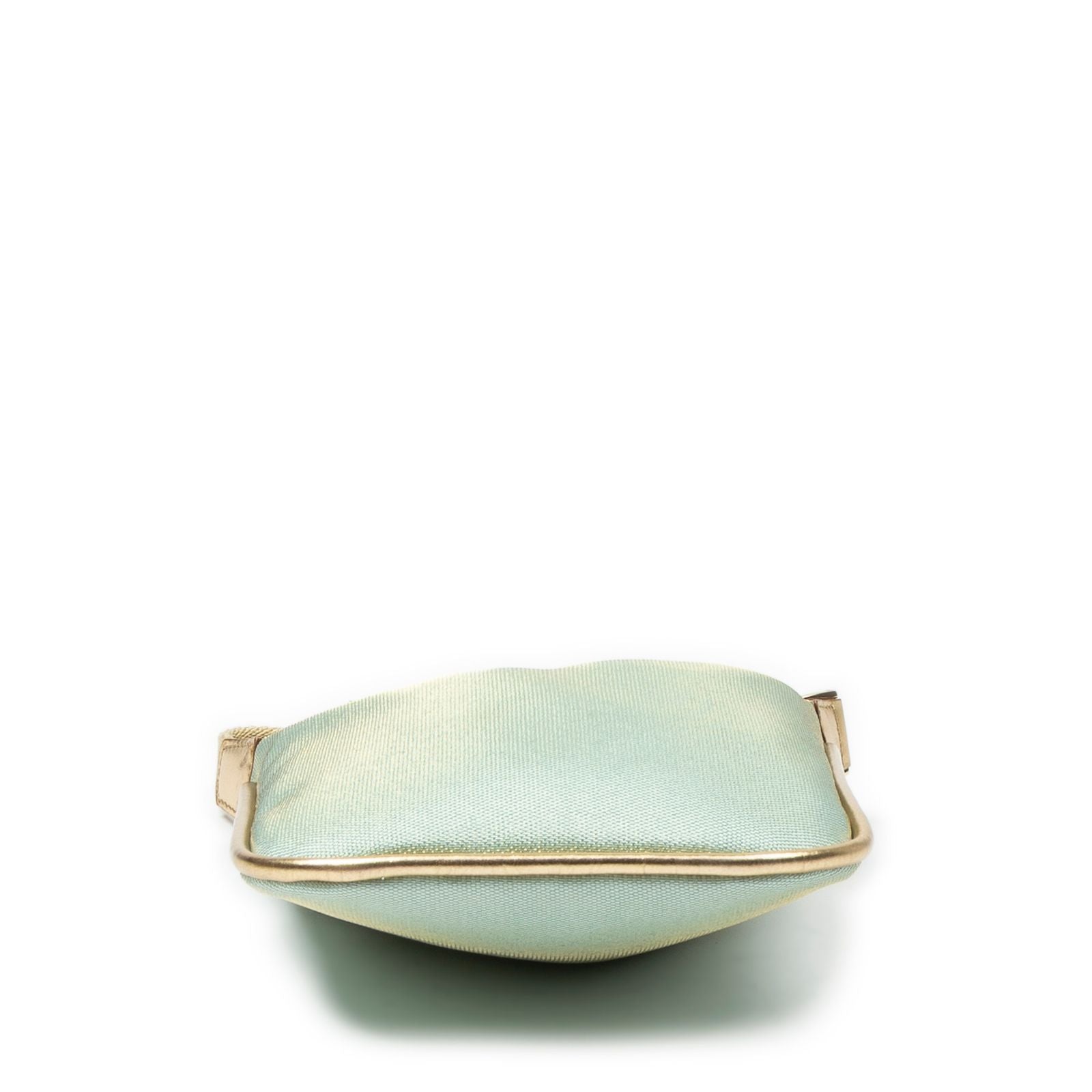 Gucci Small Web Pop Hobo Turquoise Gold Canvas — view 6
