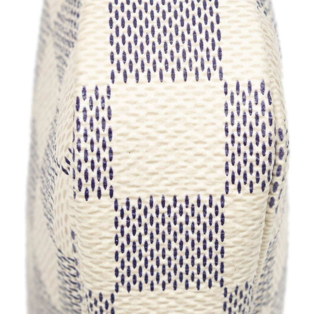 Louis Vuitton Mini Pochette Ivory Damier Azur Pouch — view 8