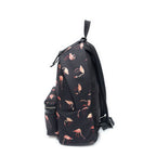 Saint Laurent City Backpack Black Pink Flamingo Print Canvasa — view 3