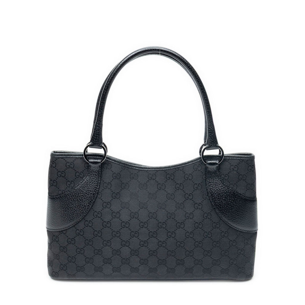 Gucci Tote Bag Black GG Canvas