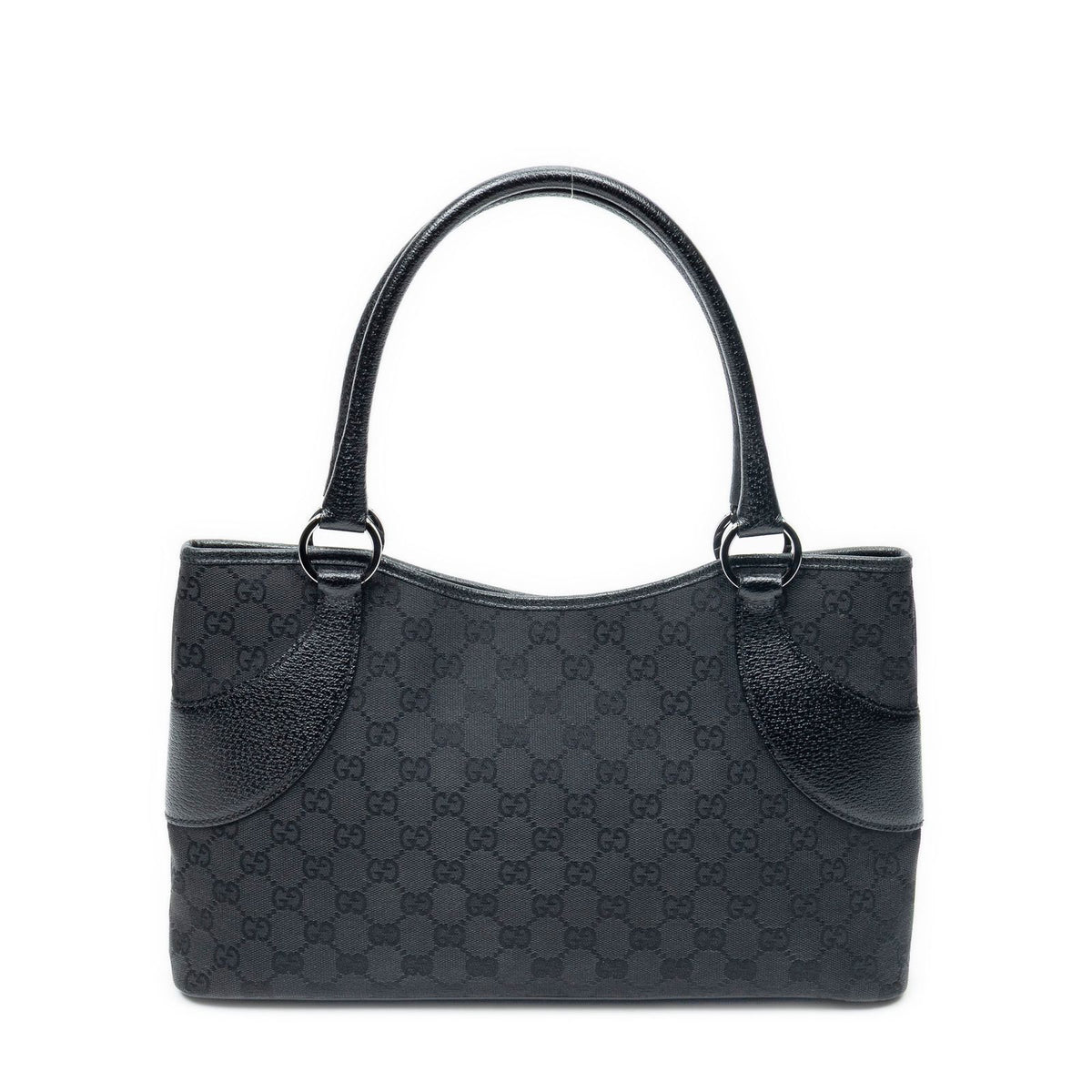 Gucci Tote Bag Black GG Canvas