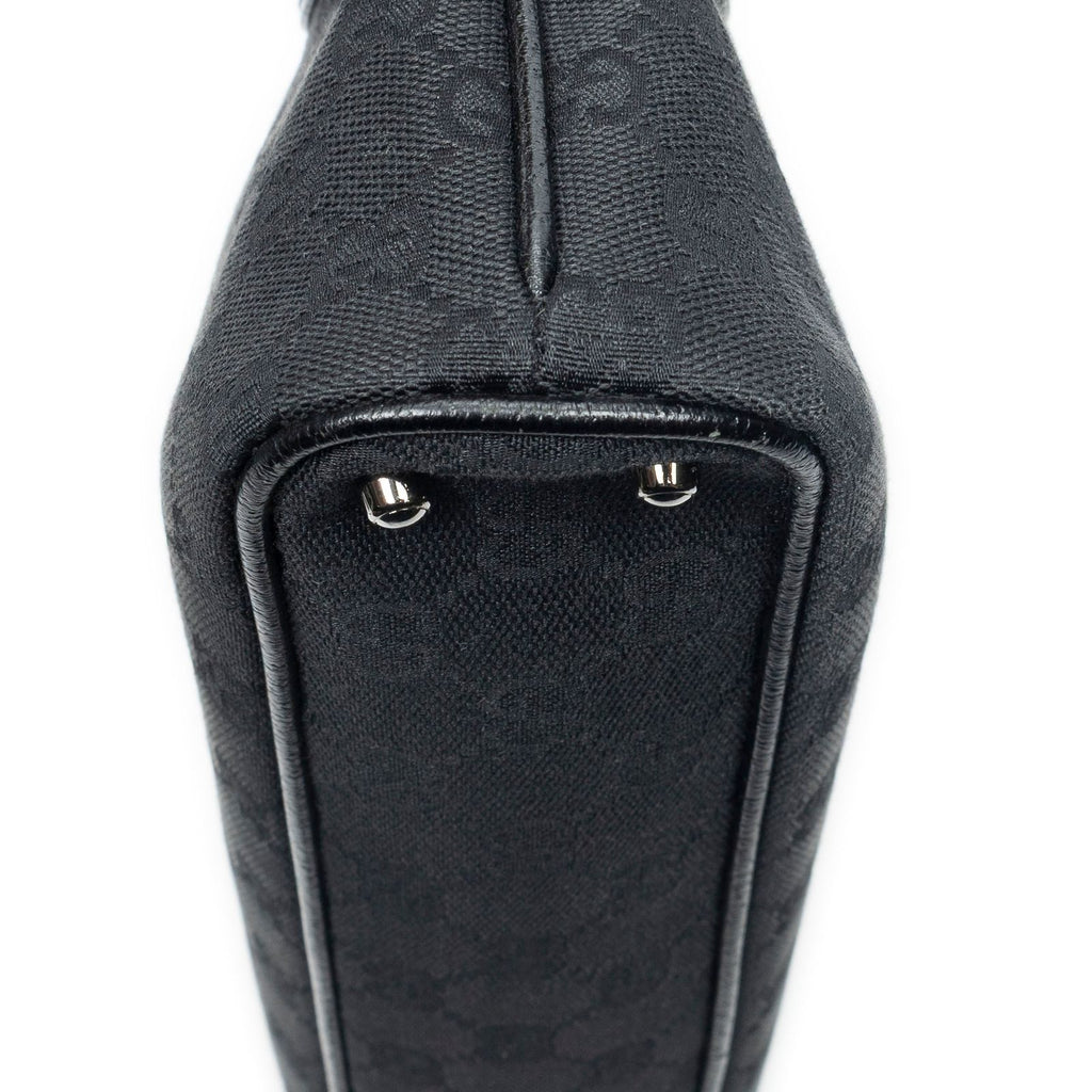 Gucci Tote Bag Black GG Canvas — view 7