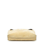 Loewet Pouch Crossbody Beige Dark Brown Suede Leather — view 6