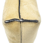 Loewet Pouch Crossbody Beige Dark Brown Suede Leather — view 8