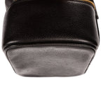 Chanel CC Logo Vanity Bag Black Caviar Leather — view 7