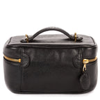 Chanel CC Logo Vanity Bag Black Caviar Leather — view 5