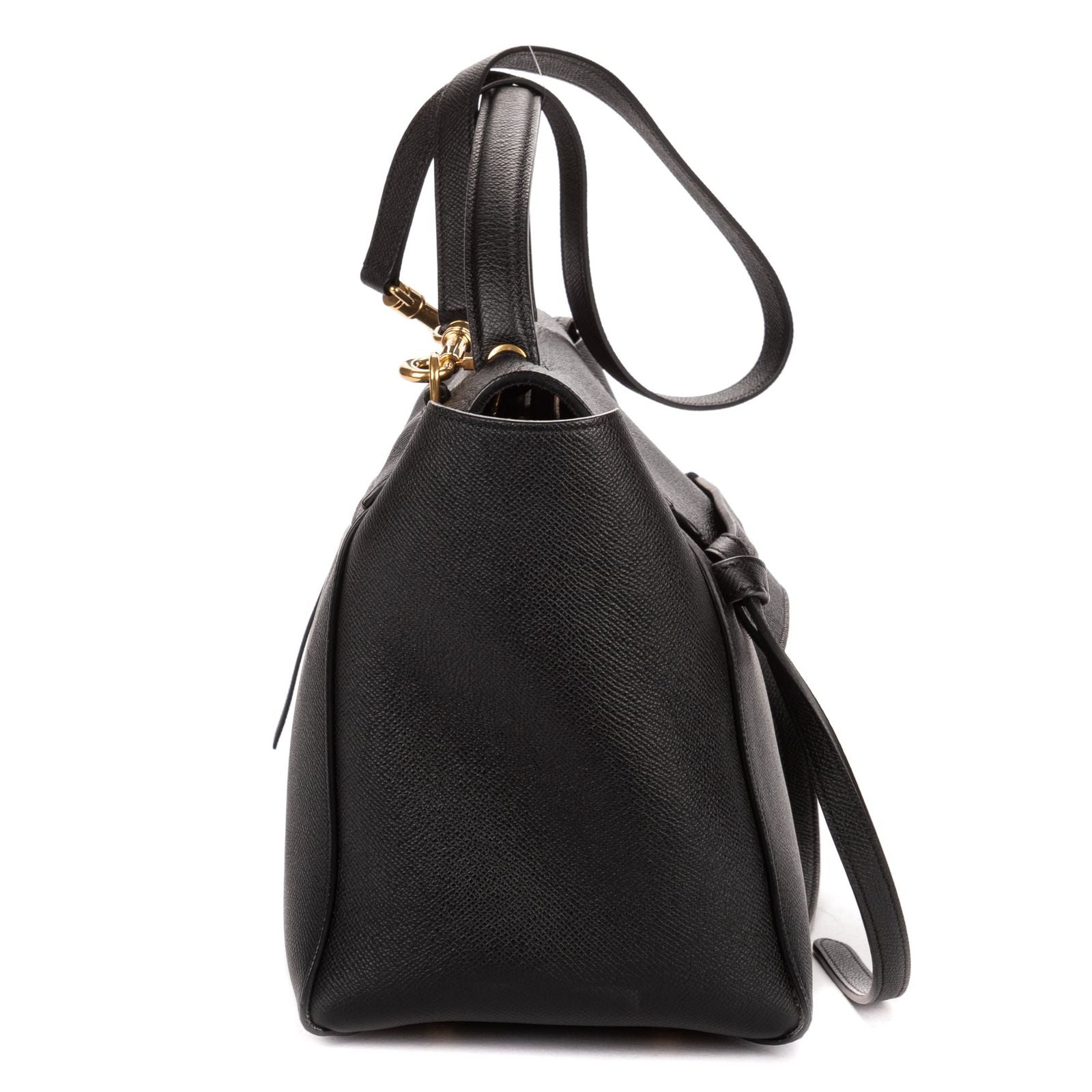 Celine Mini Belt Bag Black Grain Calfskin Leather — view 4