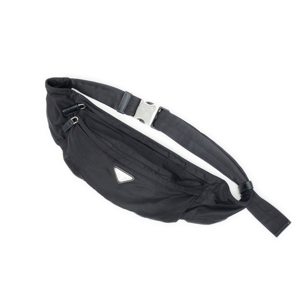 Prada Belt Bag Black Nylon Canvas