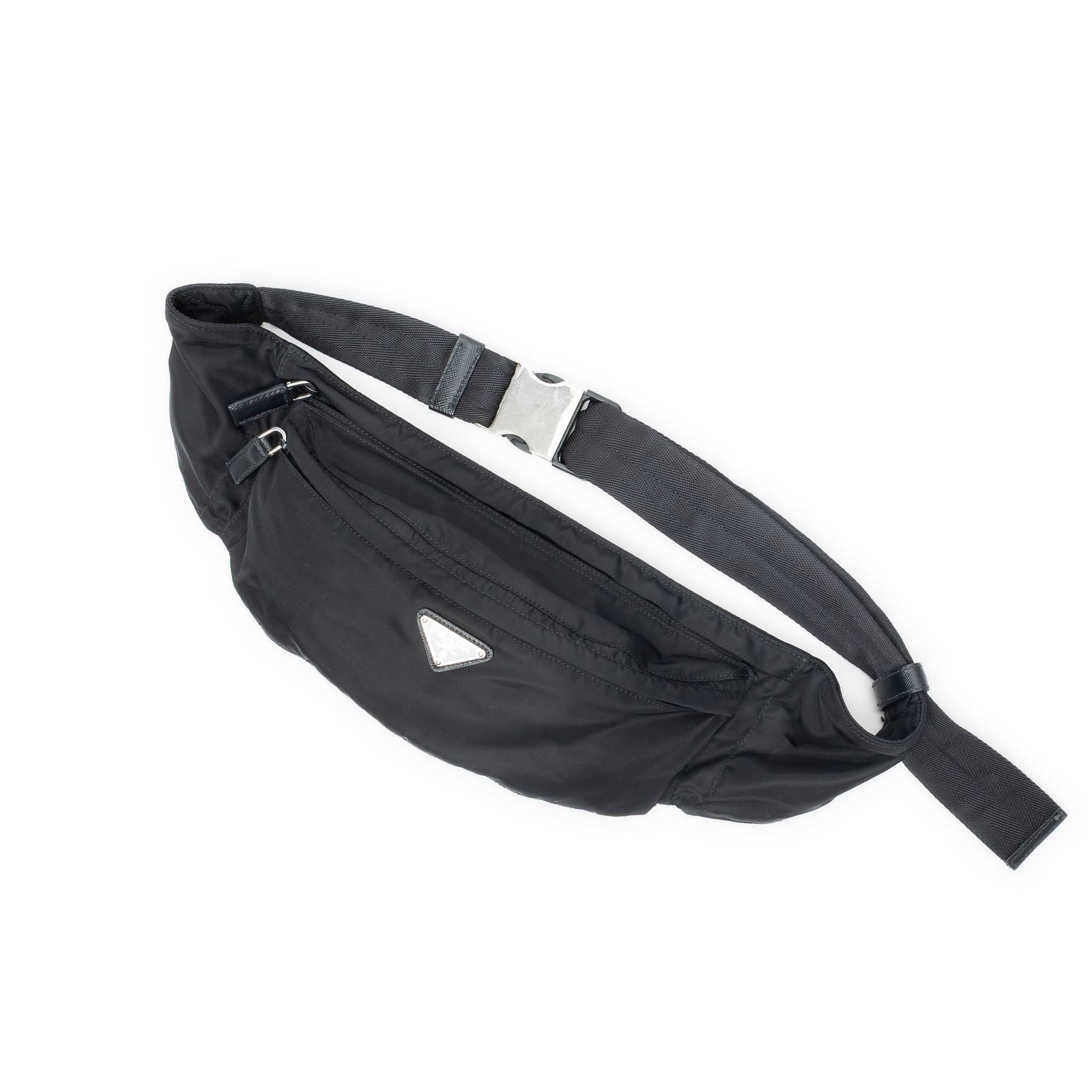 Prada Belt Bag Black Nylon Canvas