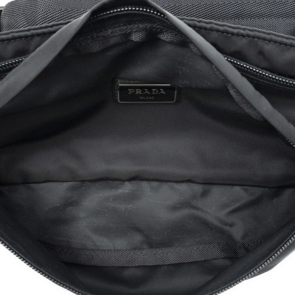 Prada Belt Bag Black Nylon Canvas — view 4