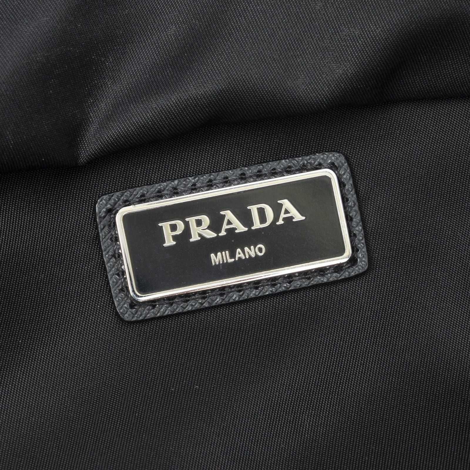 Prada Belt Bag Black Nylon Canvas — view 5