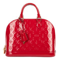 Louis Vuitton Alma Pomme D'amour Monogram Vernis Handbag