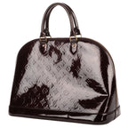 Louis Vuitton Alma Burgundy Amarante Monogram Vernis Handbag — view 2