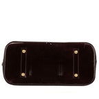Louis Vuitton Alma Burgundy Amarante Monogram Vernis Handbag — view 6
