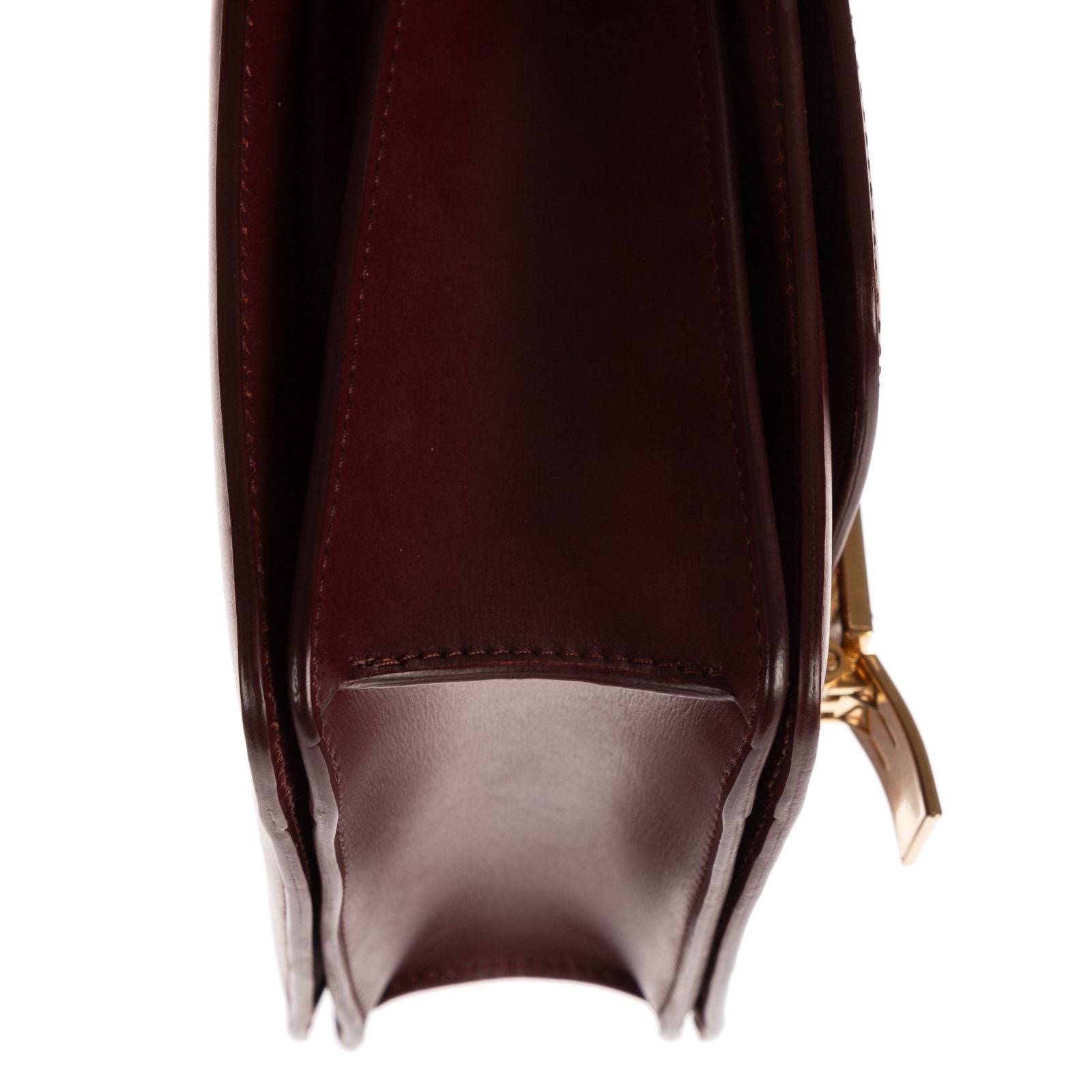 Celine Small Classic Box Burgundy Smooth Calfskin — view 8