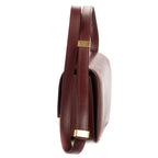Celine Small Classic Box Burgundy Smooth Calfskin — view 3