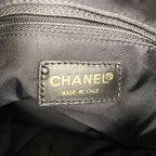 Chanel Shoulder Bag New Travel Nylon Black Gold — view 5