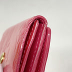 Louis Vuitton Coin Purse Vernis Ludlow Fuchsia Pink — view 5
