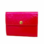 Louis Vuitton Coin Purse Vernis Ludlow Fuchsia Pink