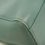 Fendi Handbag Peekaboo Leather Moss Green Silver 2-Way Bag — view 6