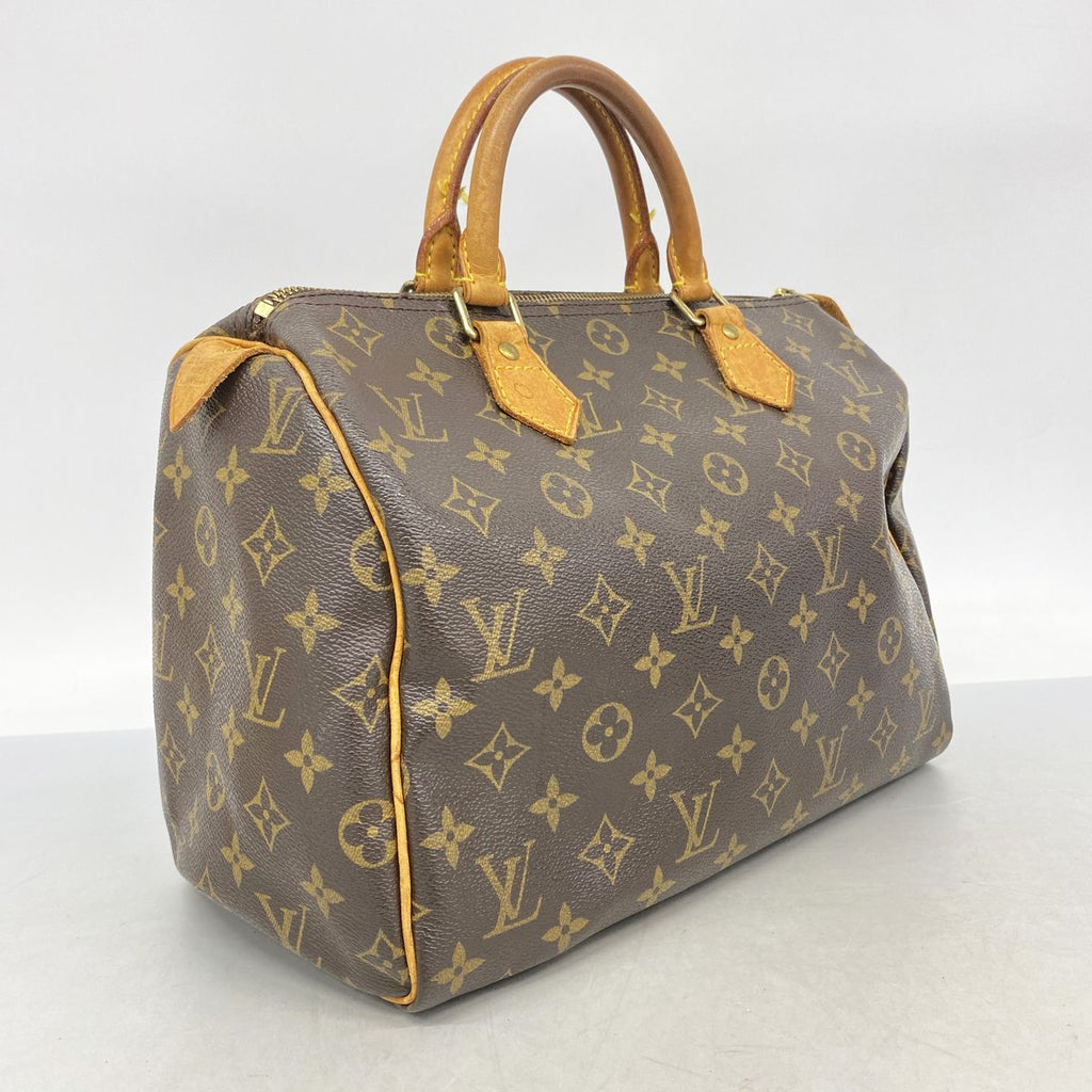 Louis Vuitton Handbag Monogram Speedy 30 Brown — view 2