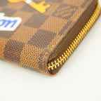 Louis Vuitton Wallet Damier LV Stories Portefeuille Clemence Ebene Cerise — view 5