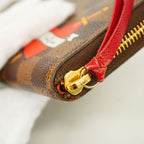 Louis Vuitton Wallet Damier LV Stories Portefeuille Clemence Ebene Cerise — view 7