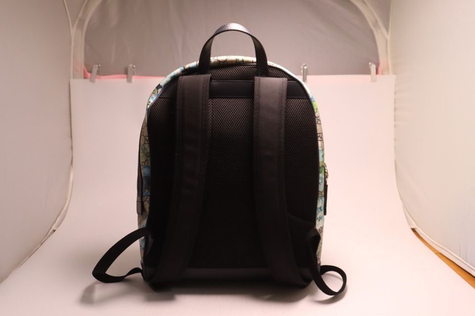 Gucci GG Supreme Blooms Backpack — view 2