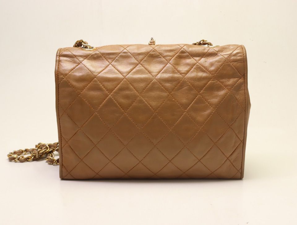Chanel Lambskin Quilted Chain Shoulder Bag — view 2