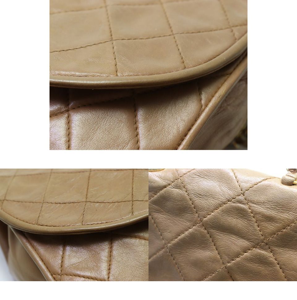 Chanel Lambskin Quilted Chain Shoulder Bag — view 8