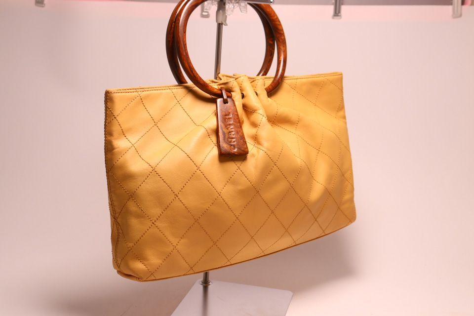 Chanel Wild Stitch Wood Handle Handbag — view 4