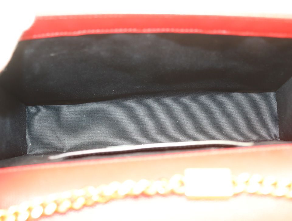 Saint Laurent Gray Leather Kate Chain Shoulder Bag — view 7