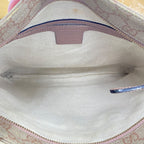 Gucci GG Supreme Canvas Crossbody Shoulder Bag Pink — view 6